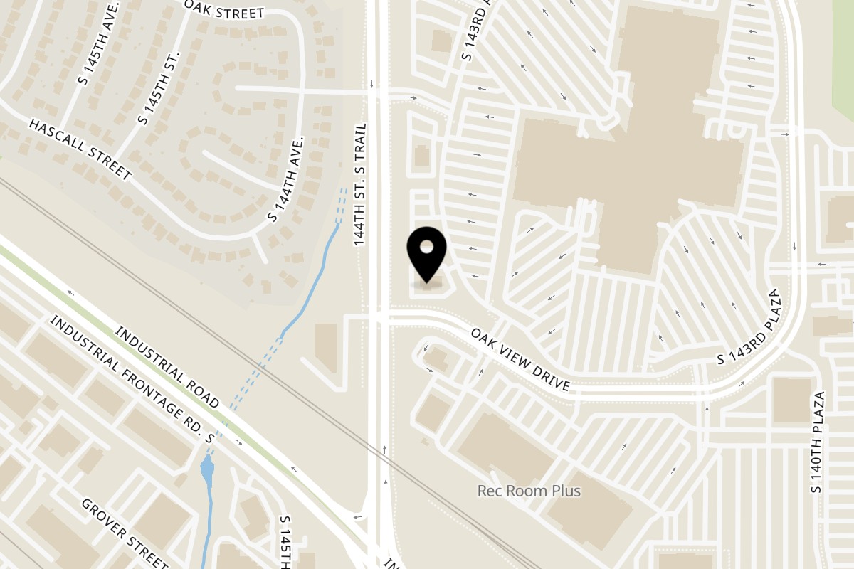 Map showing the location of Clase Codigo on 3350 S 143rd Plaza in Omaha